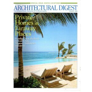 AD Architectural Digest August 2005 International Interior Design Magazine